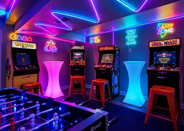 Arcade • Theater • Gym • Office • Sleeps 15 Сasa de vacaciones Chicago